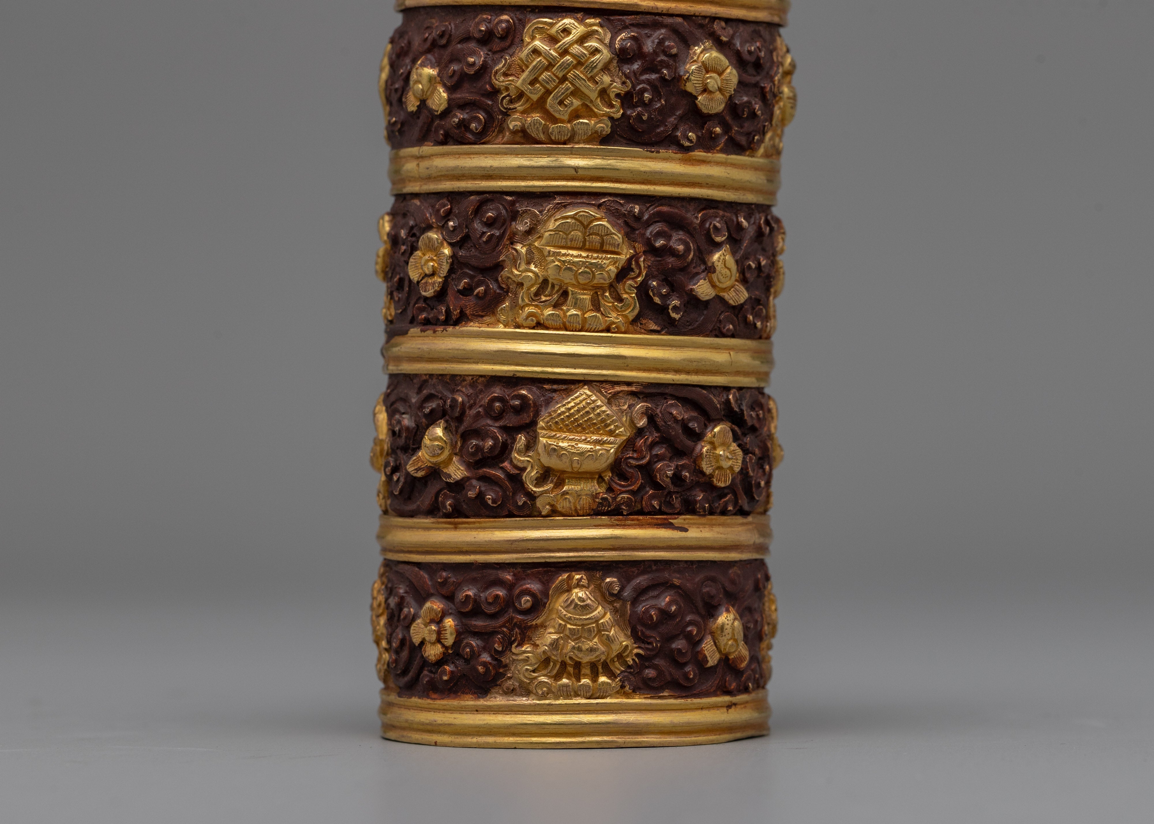 Handmade Rice Pot  | Traditional Gold Plated