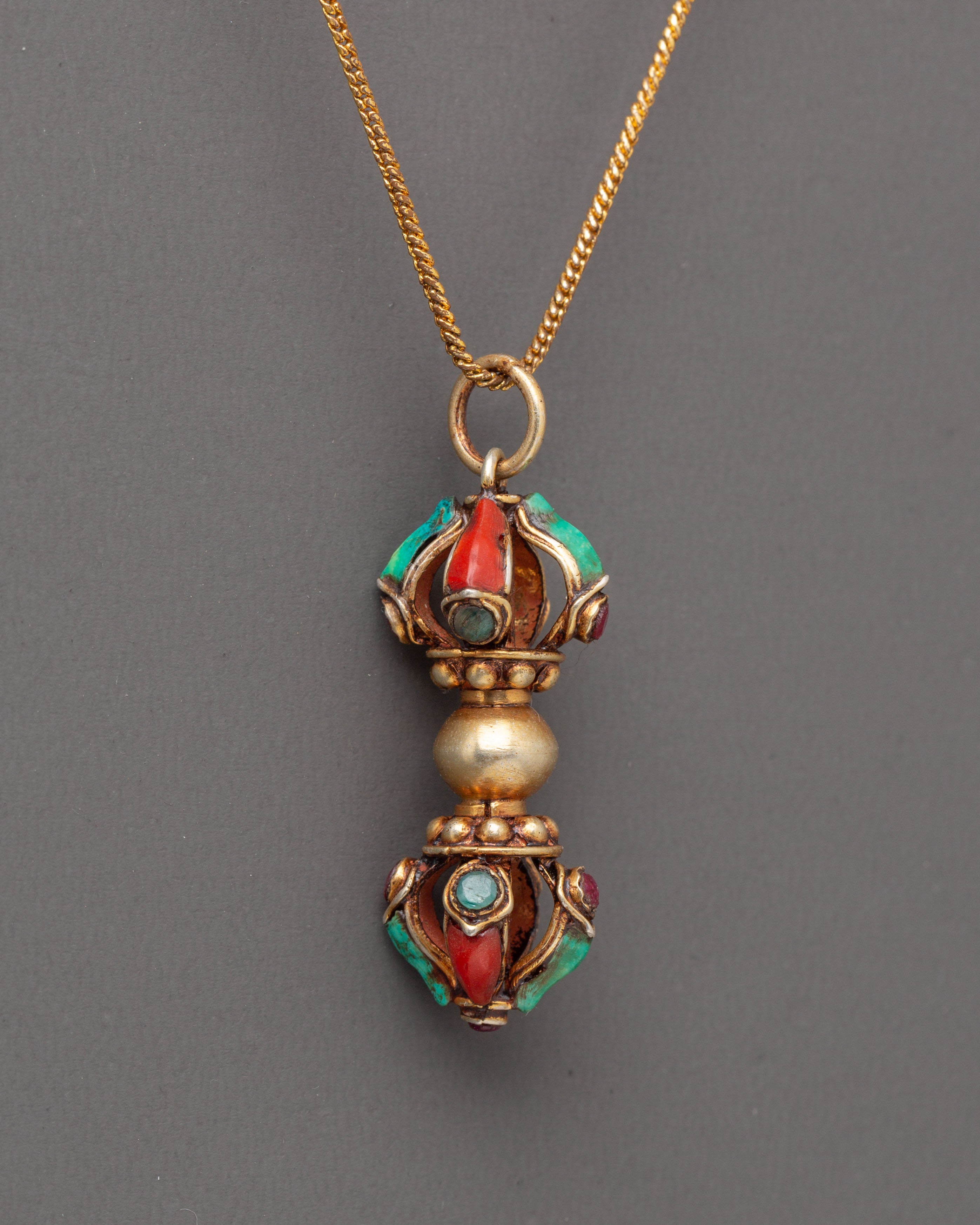 Handmade Vajra Pendant | Tibetan Buddhist Jewelry for Spiritual Protection