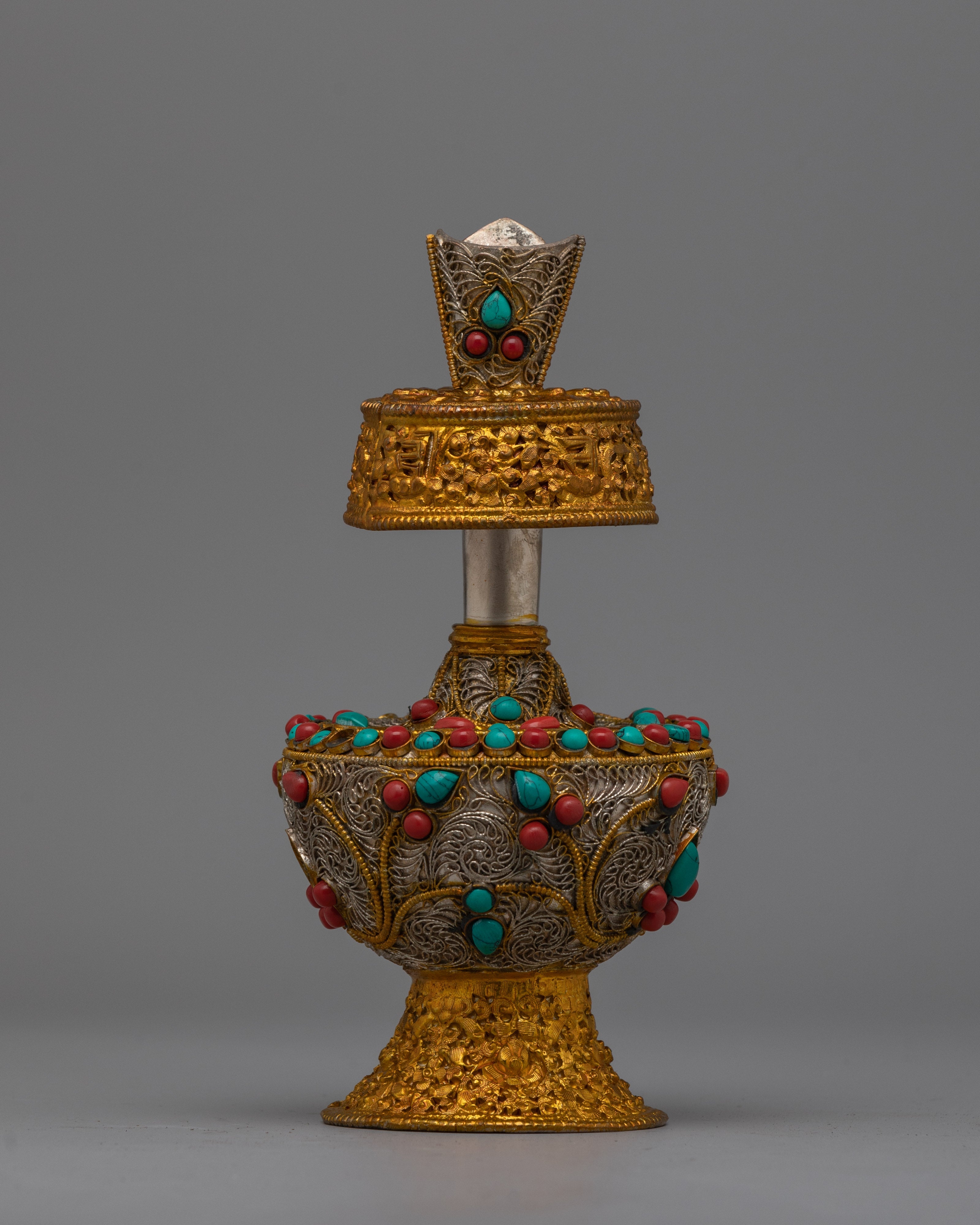 Buddhist Bhumba Set | Exquisite Ritual Vessels for Meditation