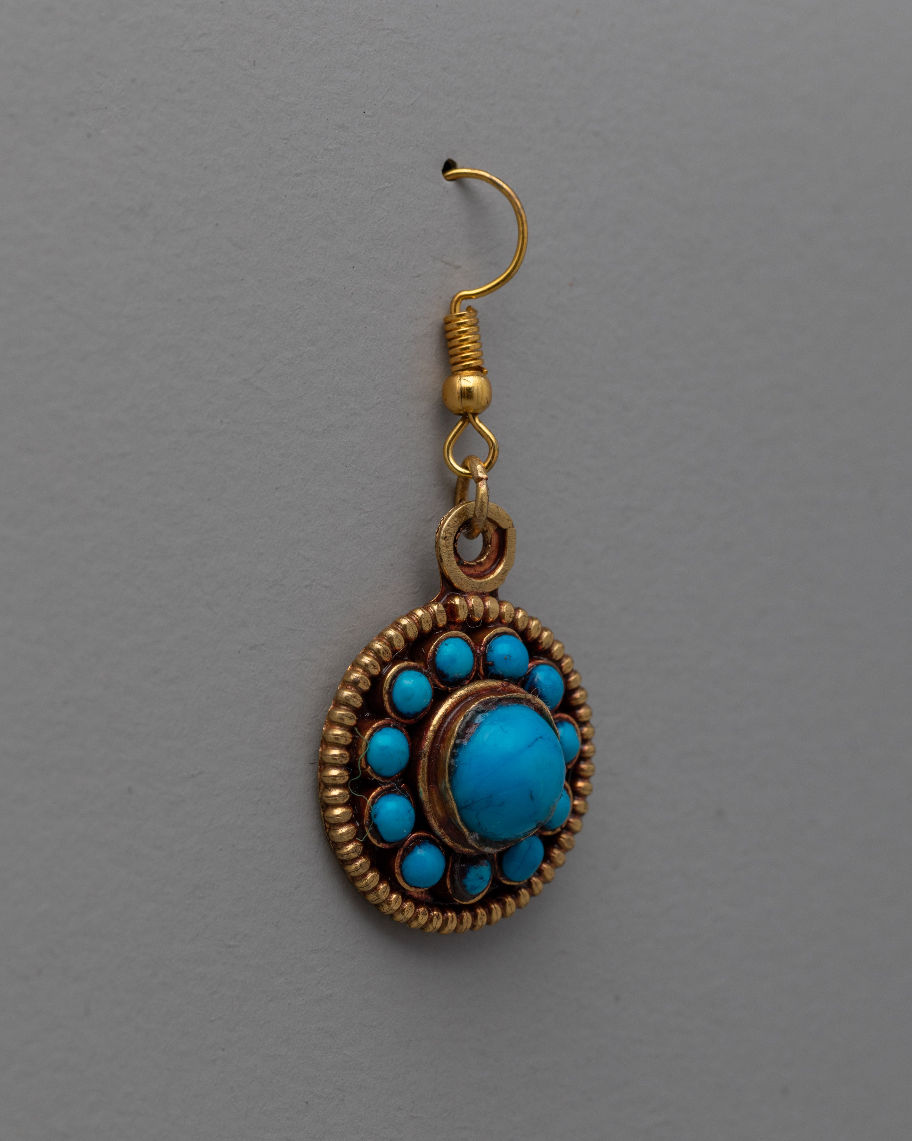 Turquoise and Gold Earrings | Elegant Jewelry for Everyday Wear and Special Occasions