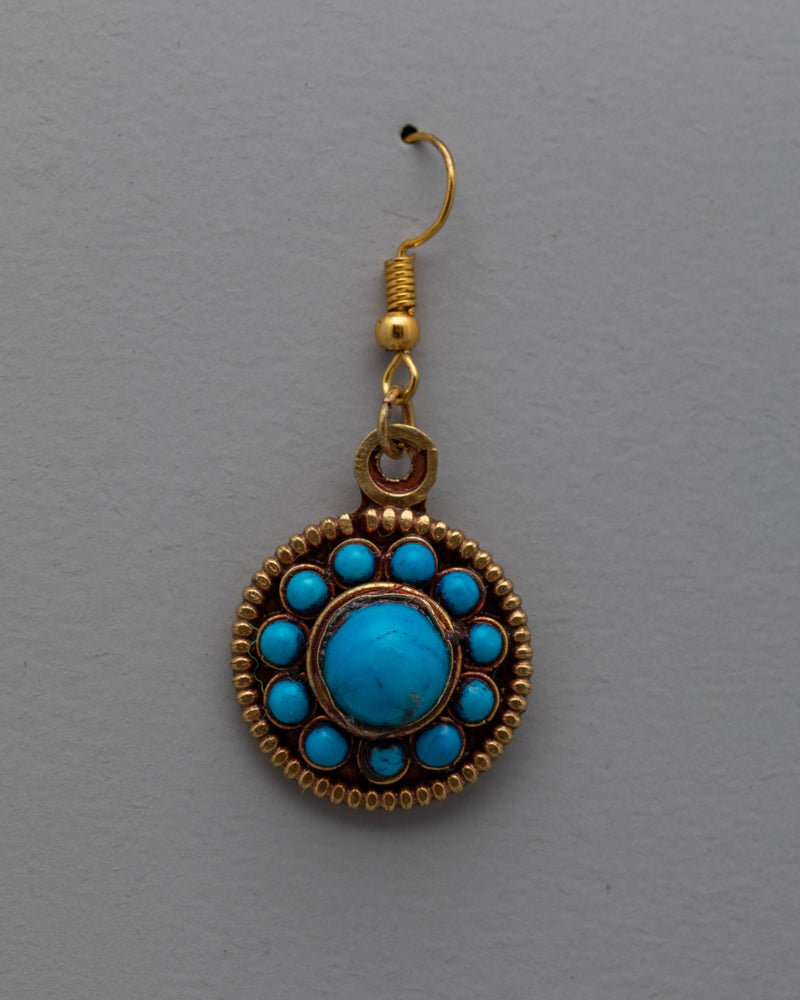 Turquoise and Gold Earrings | Elegant Jewelry for Everyday Wear and Special Occasions