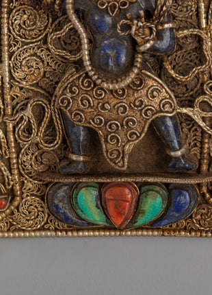 Handcrafted Vajrapani Locket | Symbol of Spiritual Strength and Protection