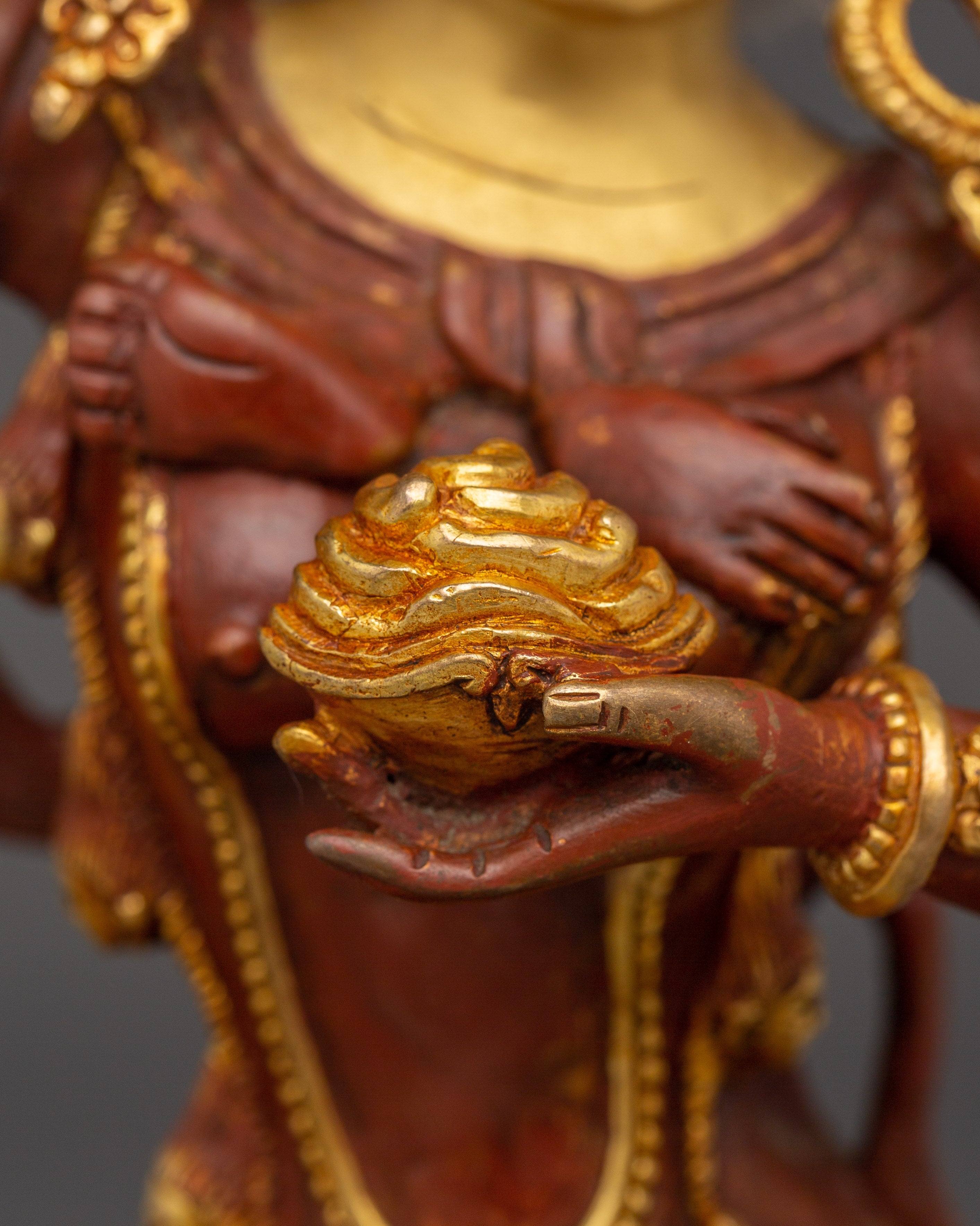 Red Dorje Phagmo Statue | Tibetan Buddhist Dakini Artwork