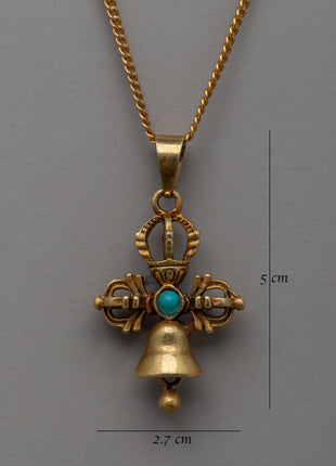 Sacred Double Dorje Bell Locket | Buddhist Pendant Symbolizes Protection and Wisdom