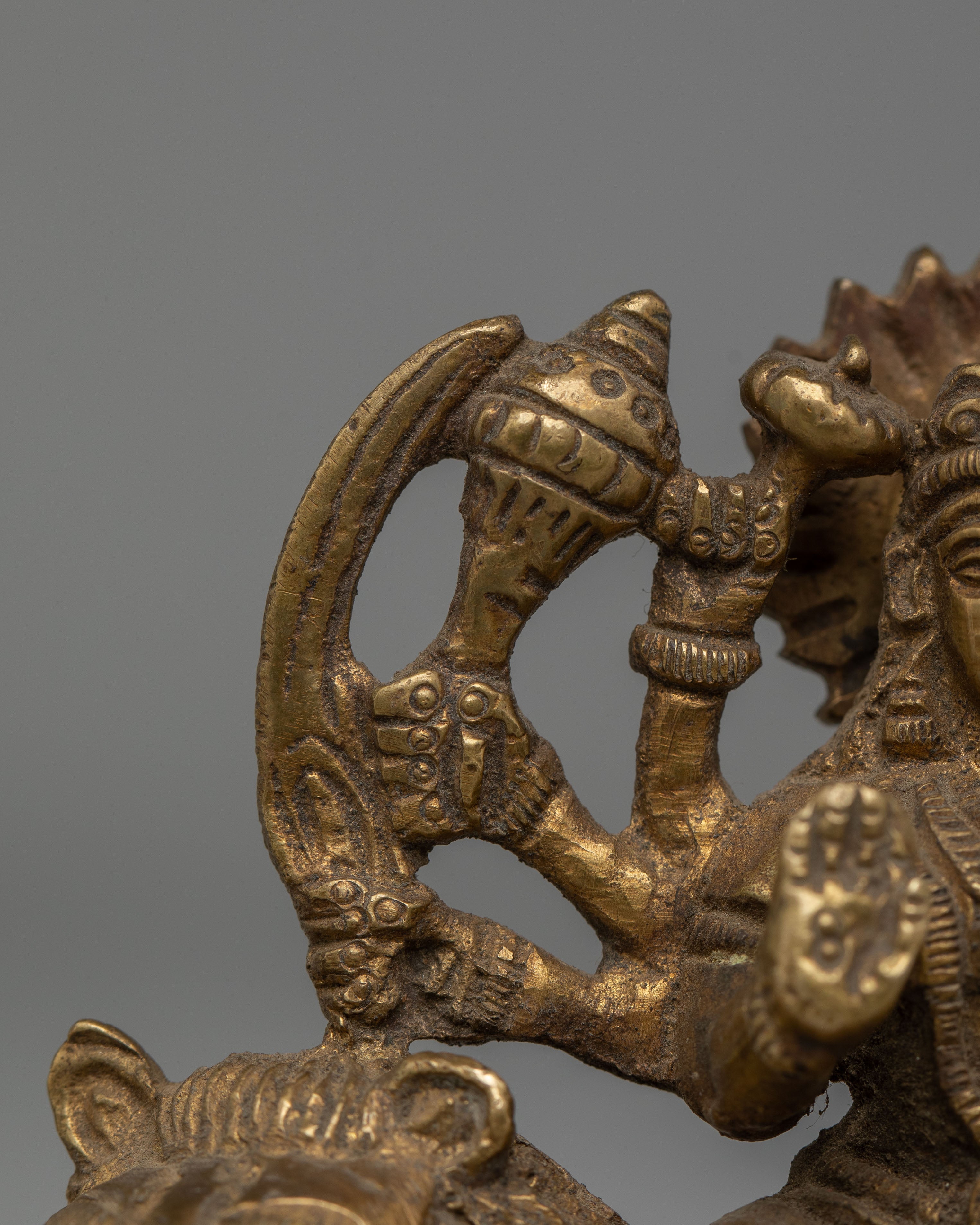 Handmade Brass Durga | Statue Symbol of Protection