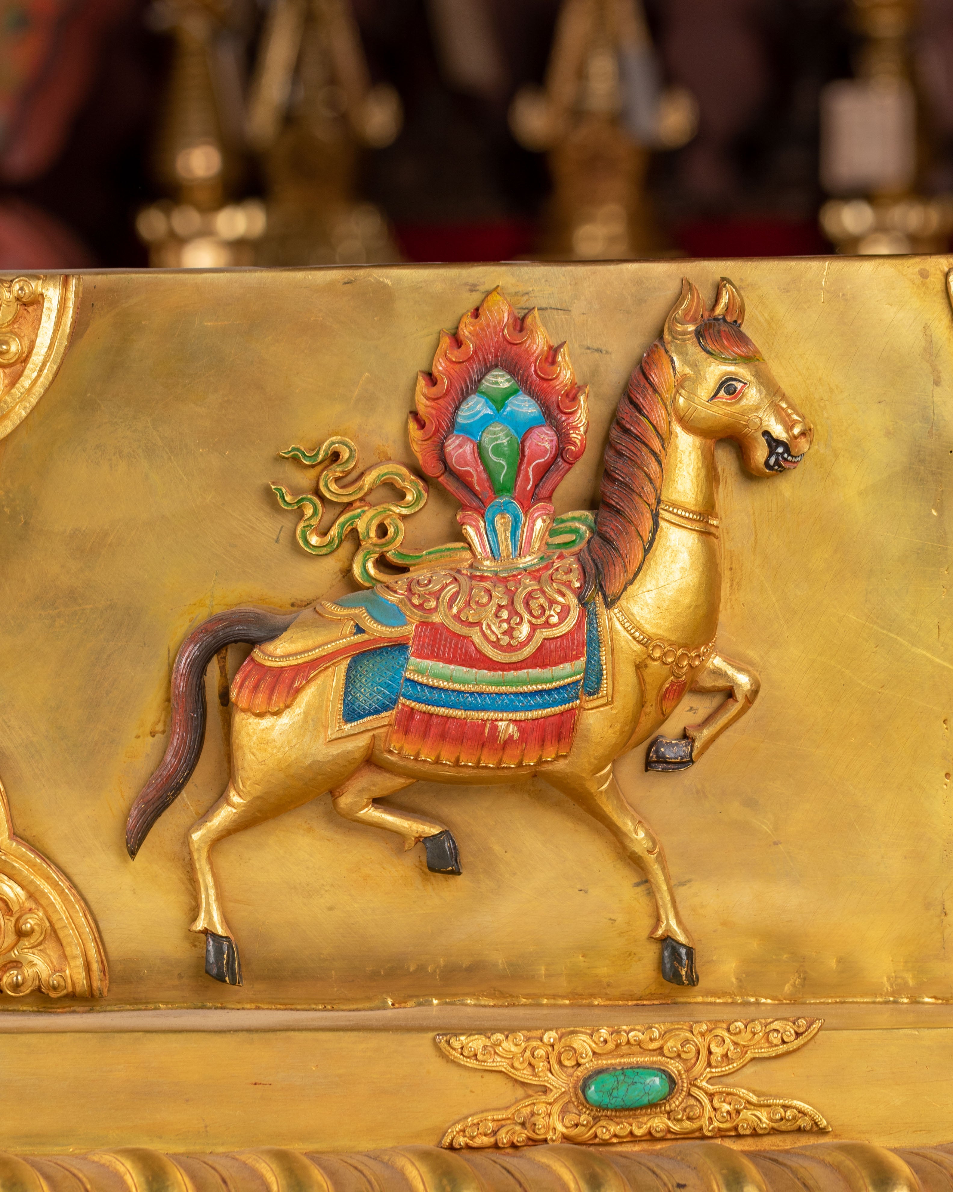 Copper Stupa Symbol of Enlightenment | Grand Tibetan Stupa of Wisdom