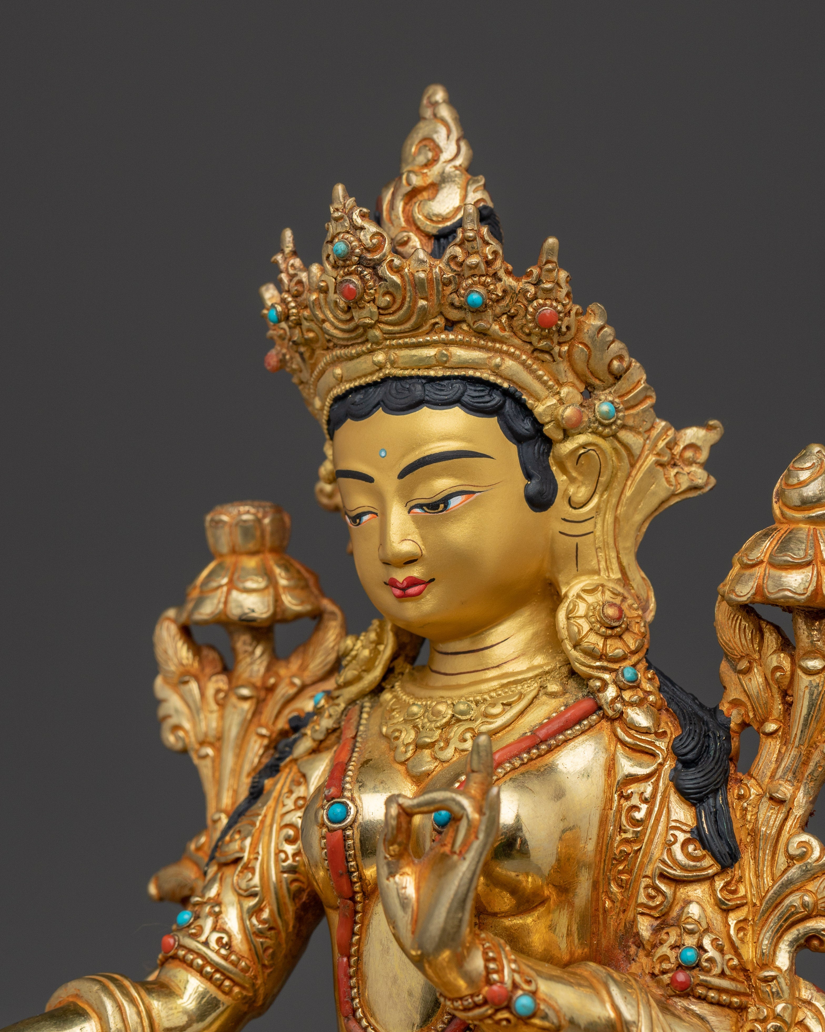 Sacred Feminine Artwork of Green Tara | Bodhisattva of Compassion