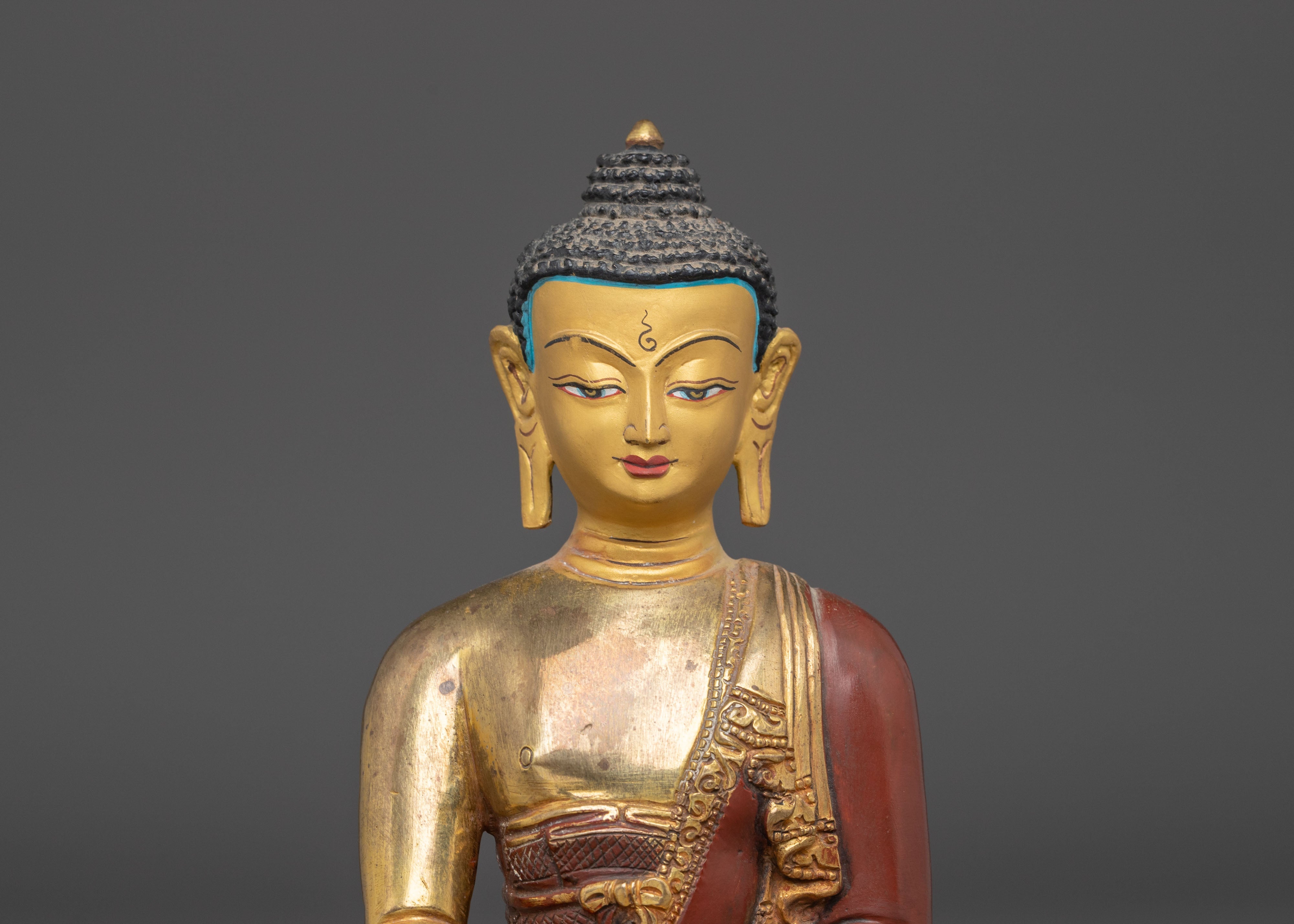 Handcrafted Figurine of Shakyamuni Buddha | Buddha of Wisdom and Compassion