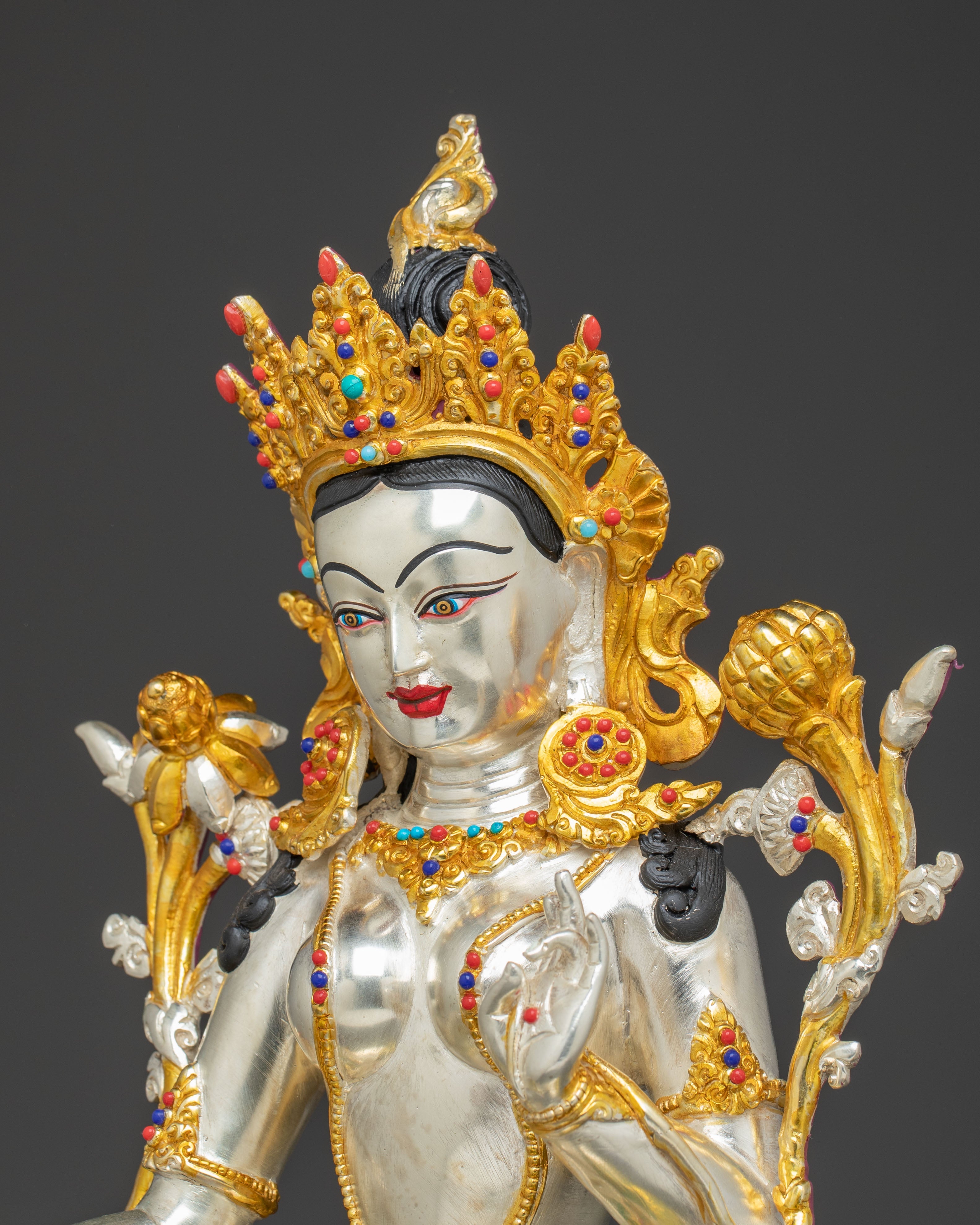 39cm Green Tara Statue | Symbol of Prosperity and Protection