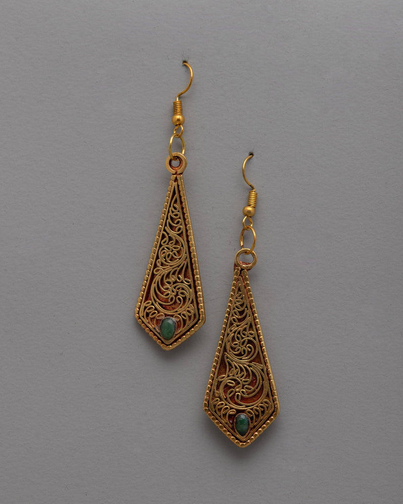 Copper and Brass Earrings | Perfect Blend of Tradition and Modernity