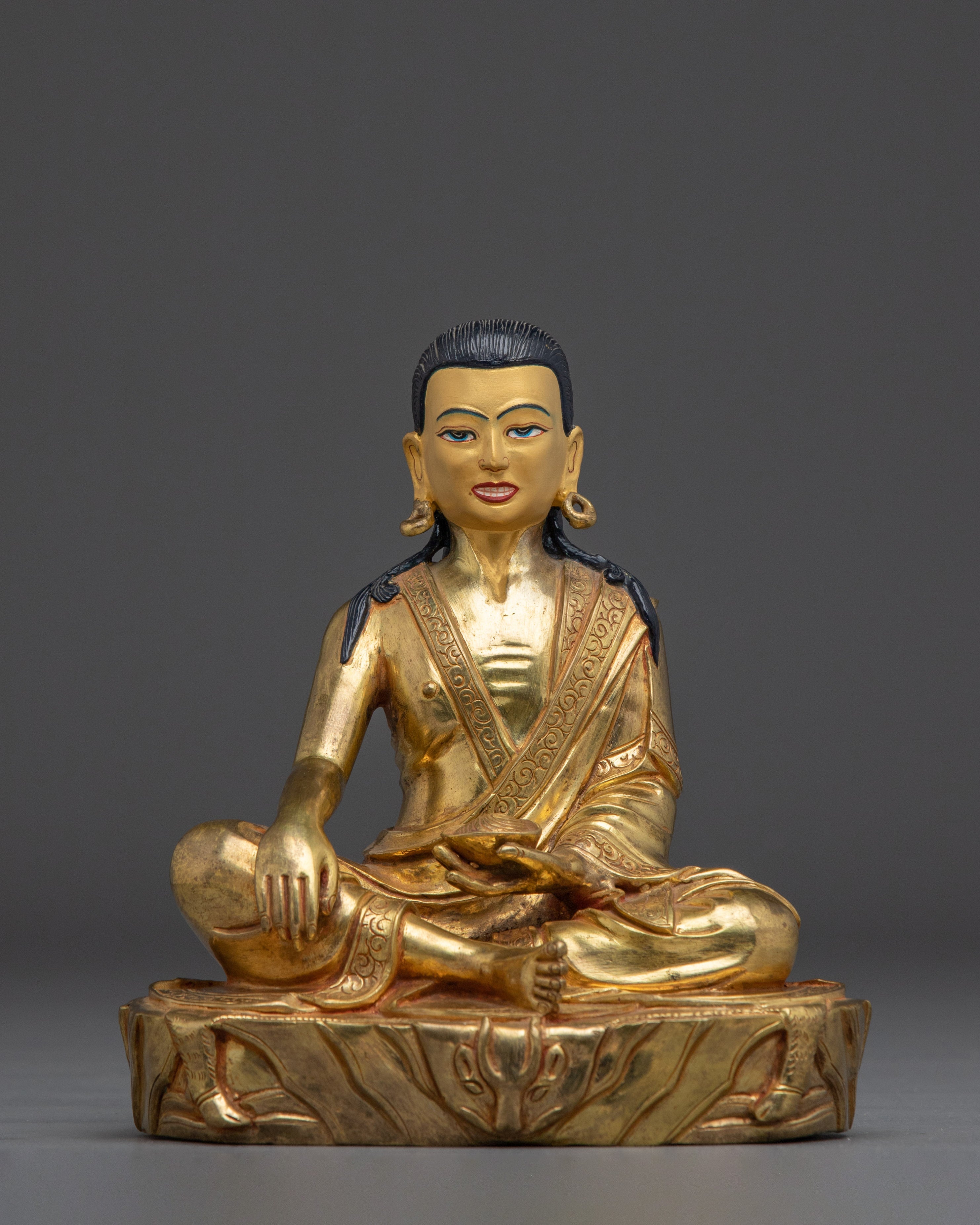 Buddhist Spiritual Icon Milarepa Statue 