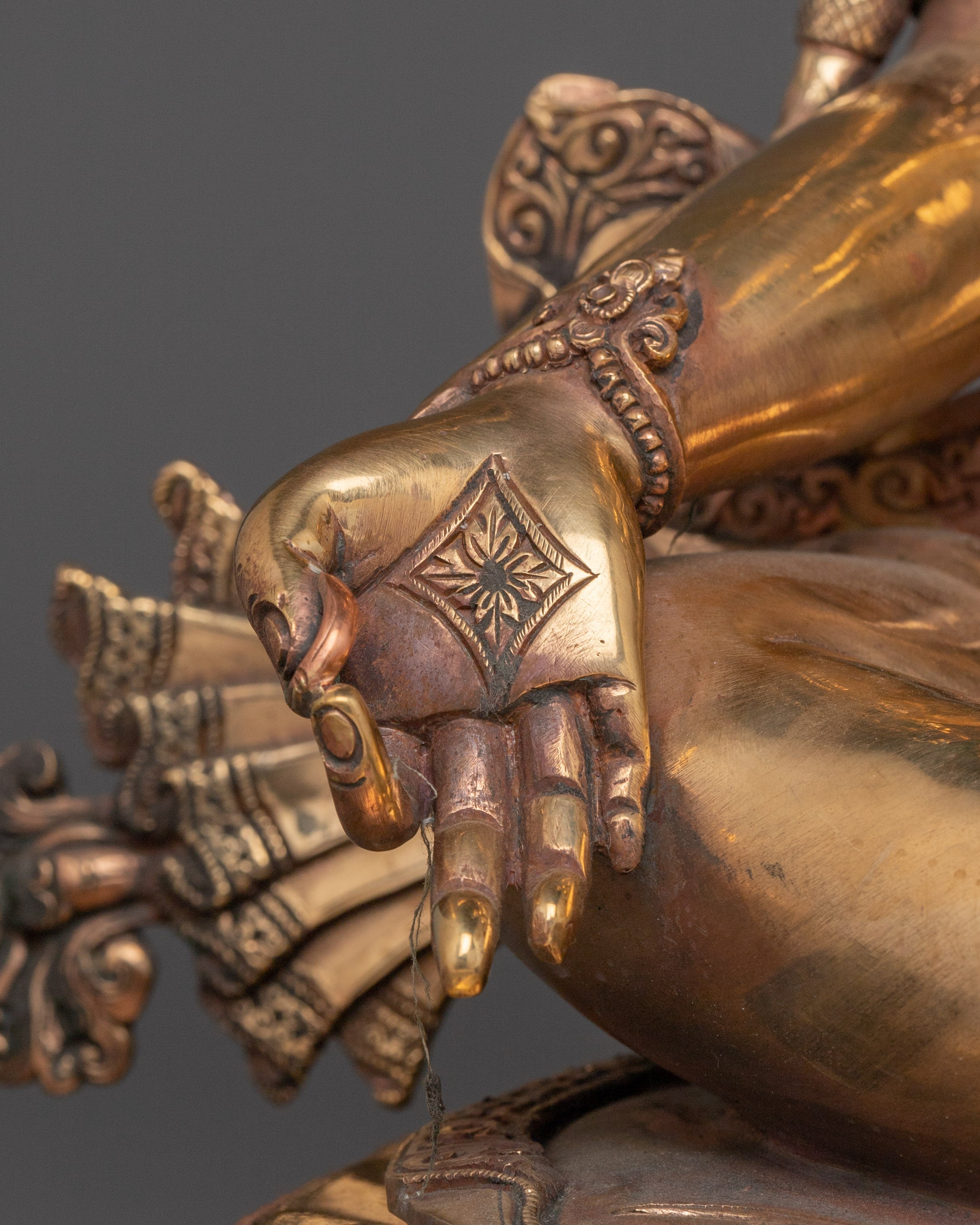 Sacred Compassion Deity Green Tara Statue | Tibetan Buddhist Goddess
