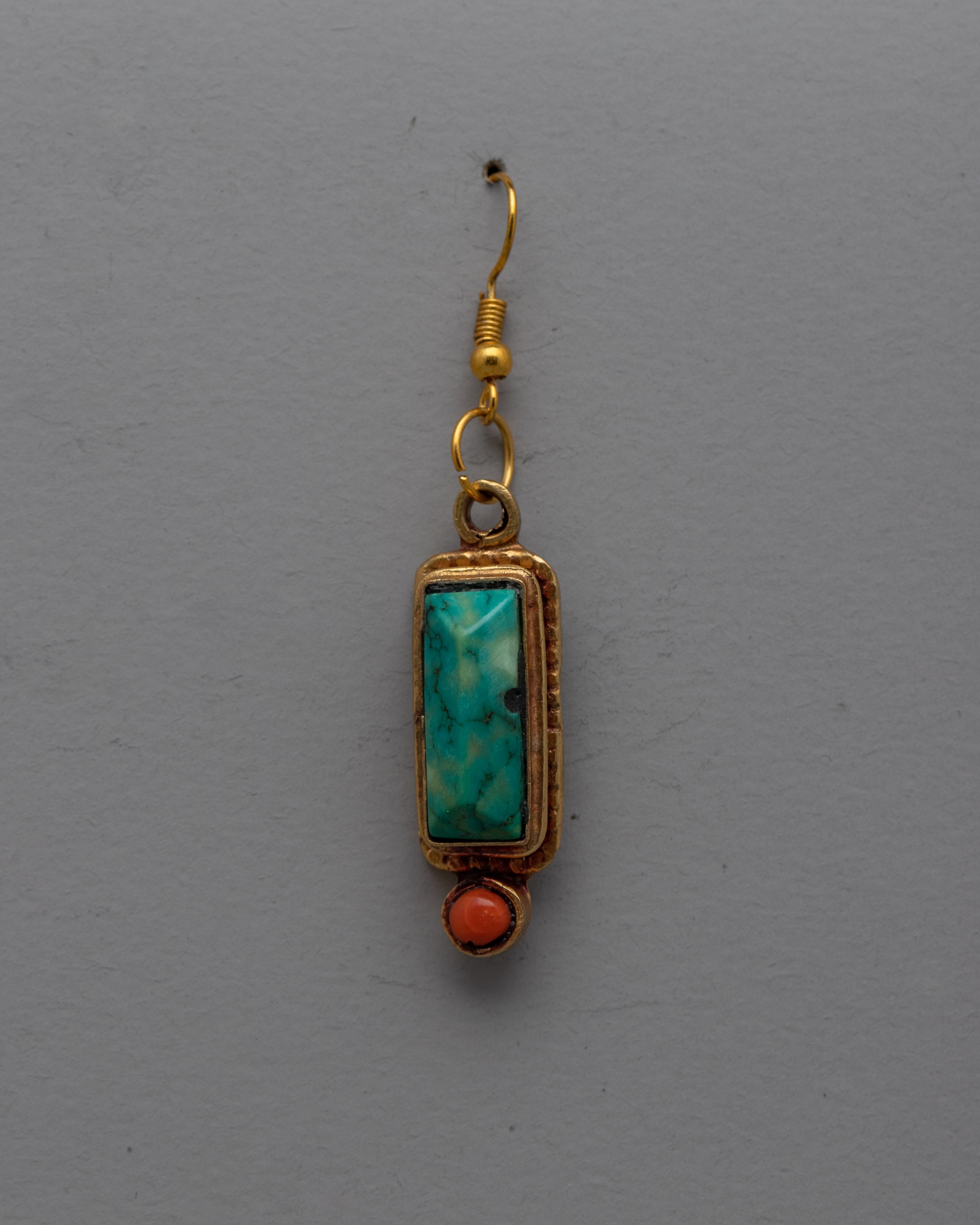 Turquoise Coral Earrings | Beautifully Designed Bohemian Earrings