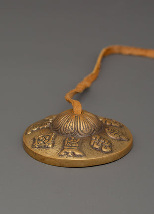 Tingsha Cymbals with Cover | Tibetan Meditation Bells for Sound Healing & Rituals