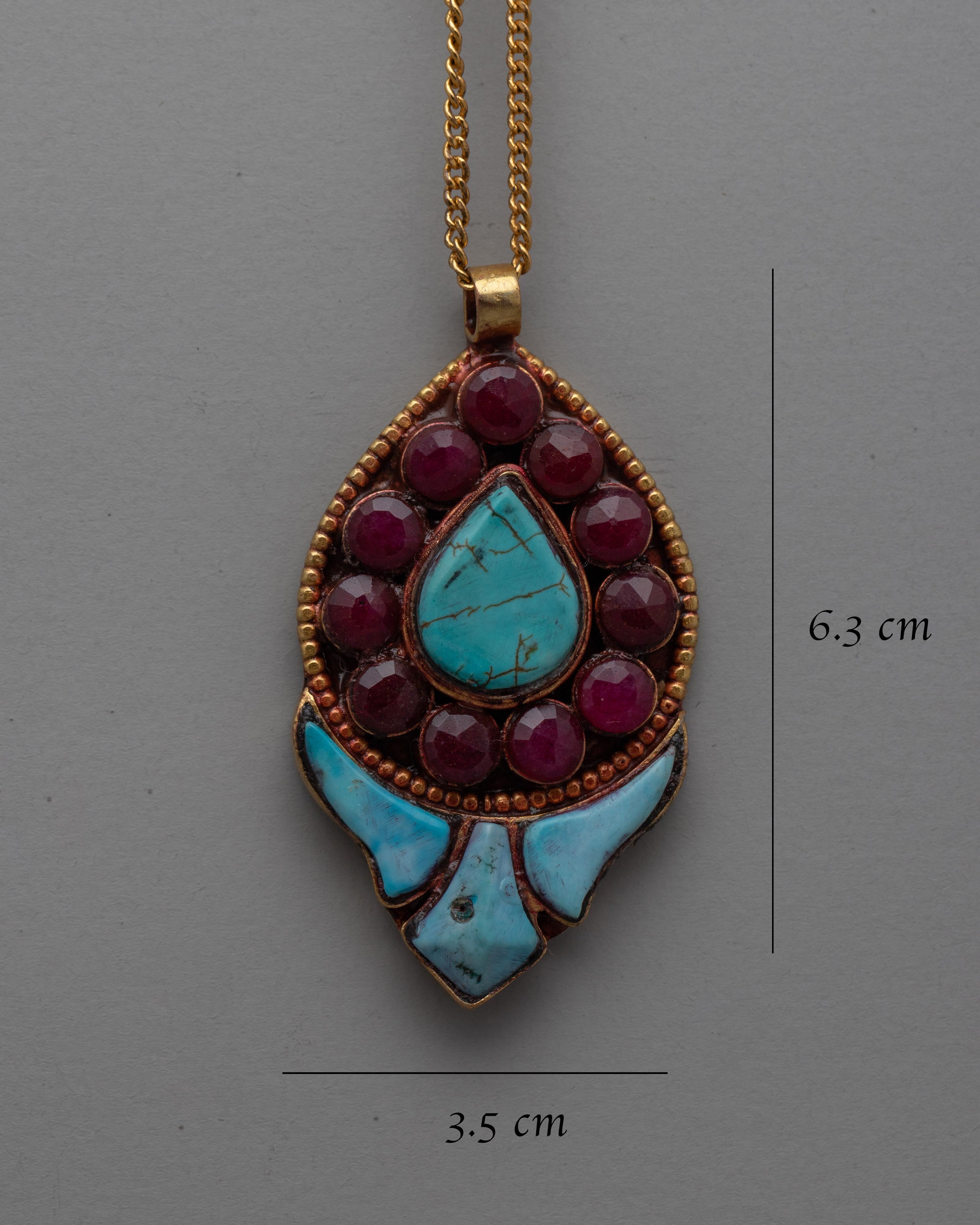 Ruby Gemstone Pendant | Add a Touch of Warmth and Luxury to Your Style