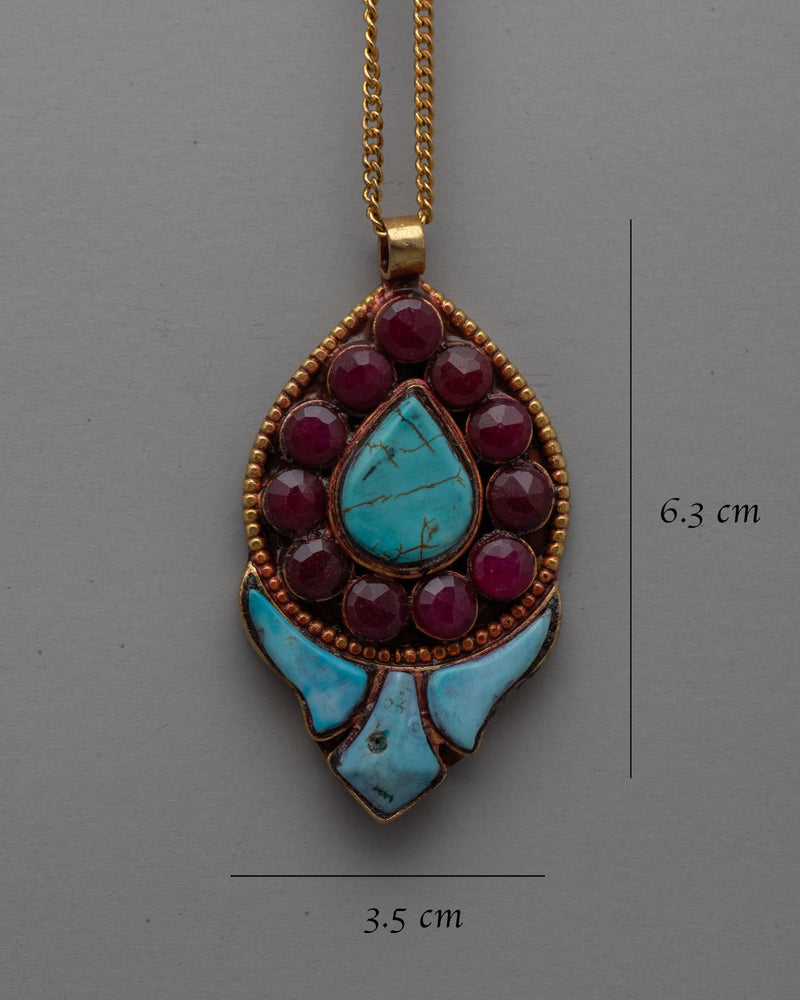 Ruby Gemstone Pendant | Add a Touch of Warmth and Luxury to Your Style