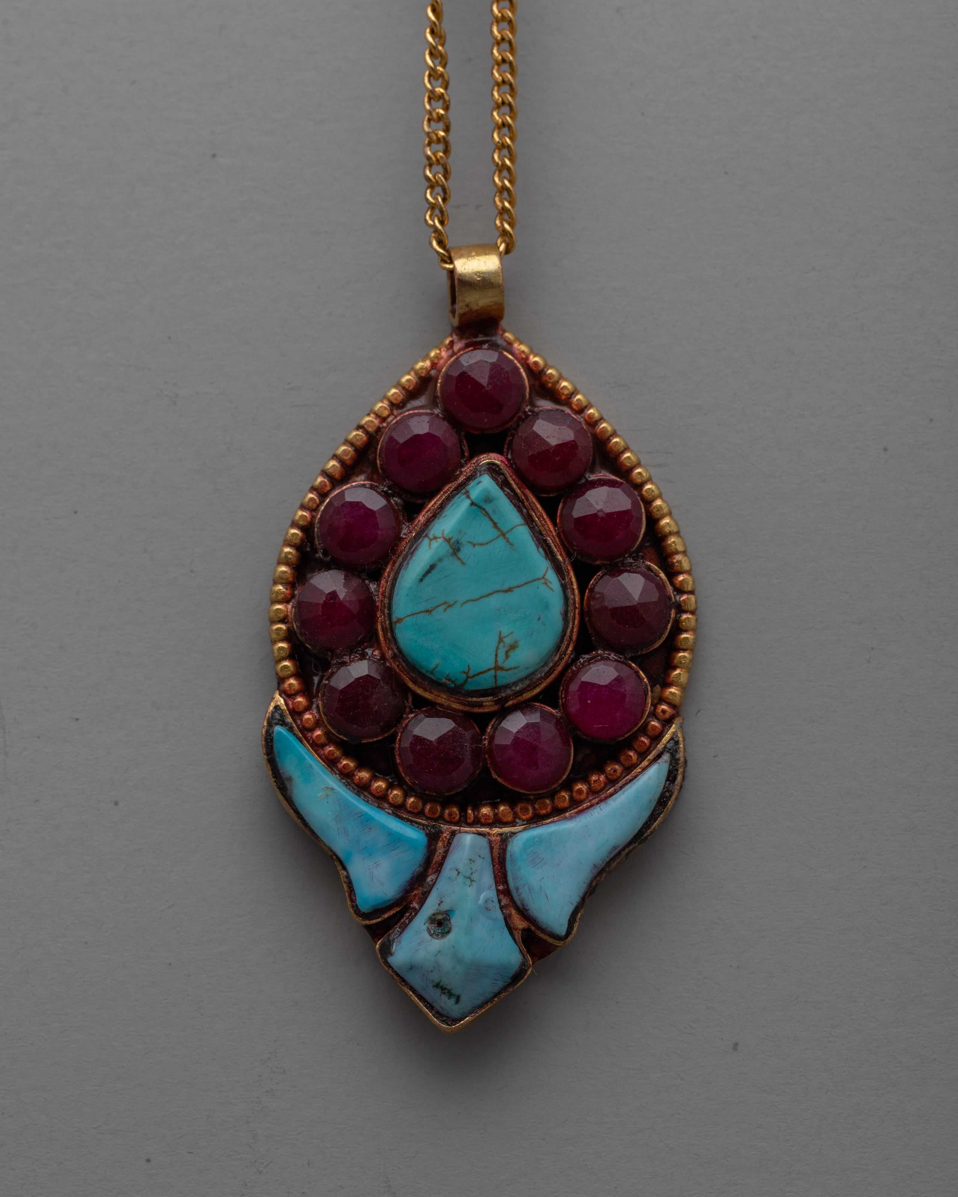 Ruby Gemstone Pendant | Add a Touch of Warmth and Luxury to Your Style
