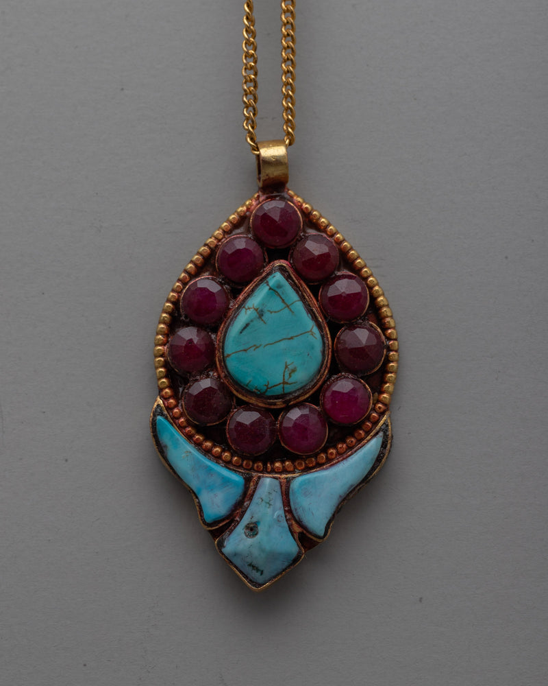 Ruby Gemstone Pendant | Add a Touch of Warmth and Luxury to Your Style