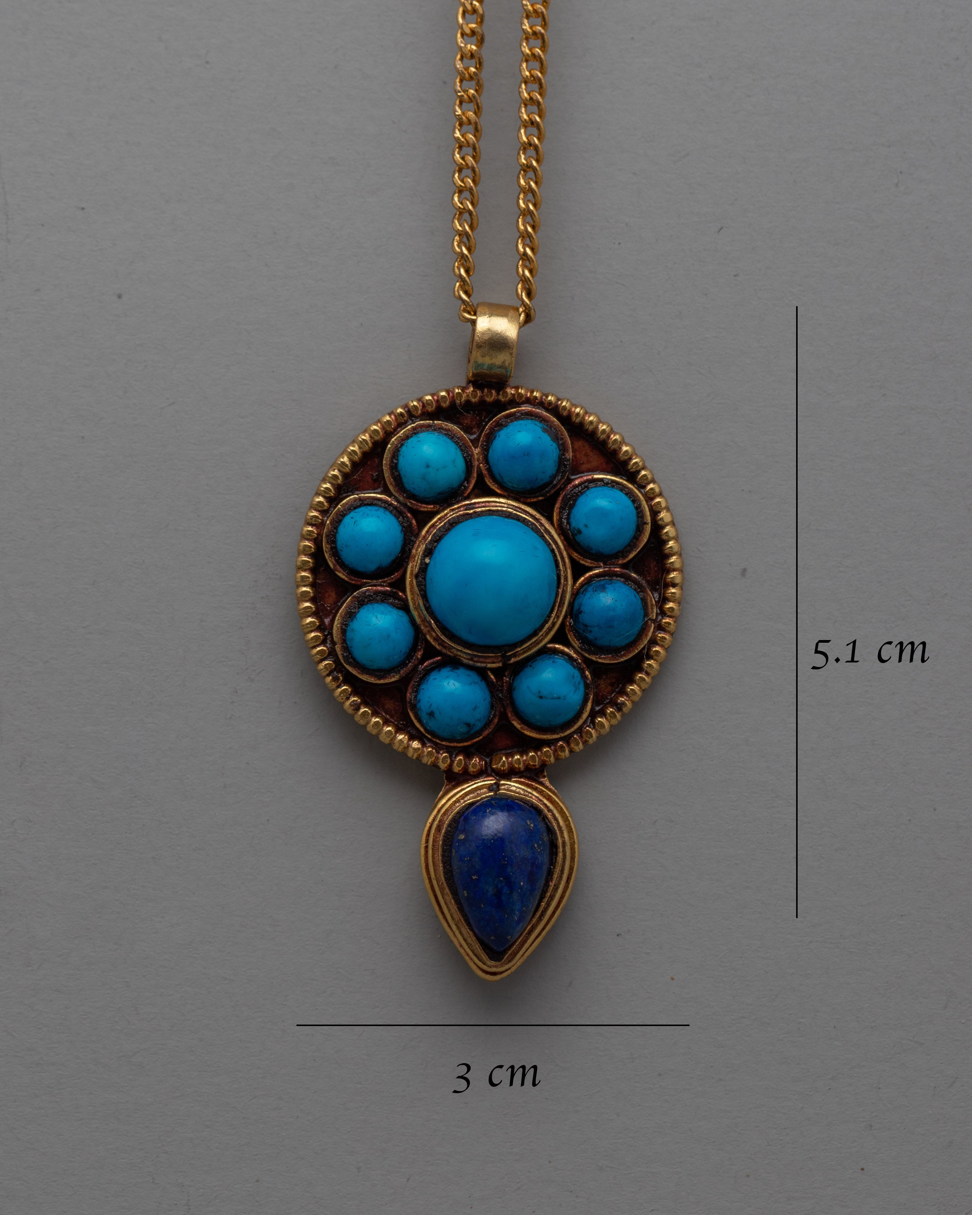 Turquoise Gemstone Pendant | The Ultimate Accessory for Effortless Glamour