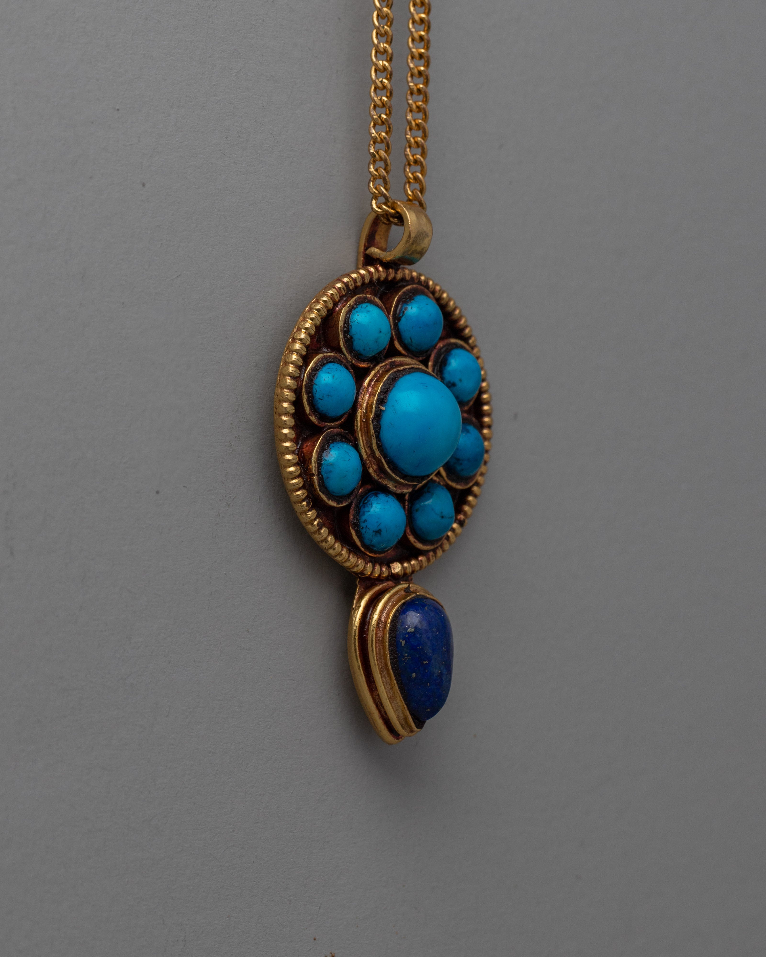 Turquoise Gemstone Pendant | The Ultimate Accessory for Effortless Glamour