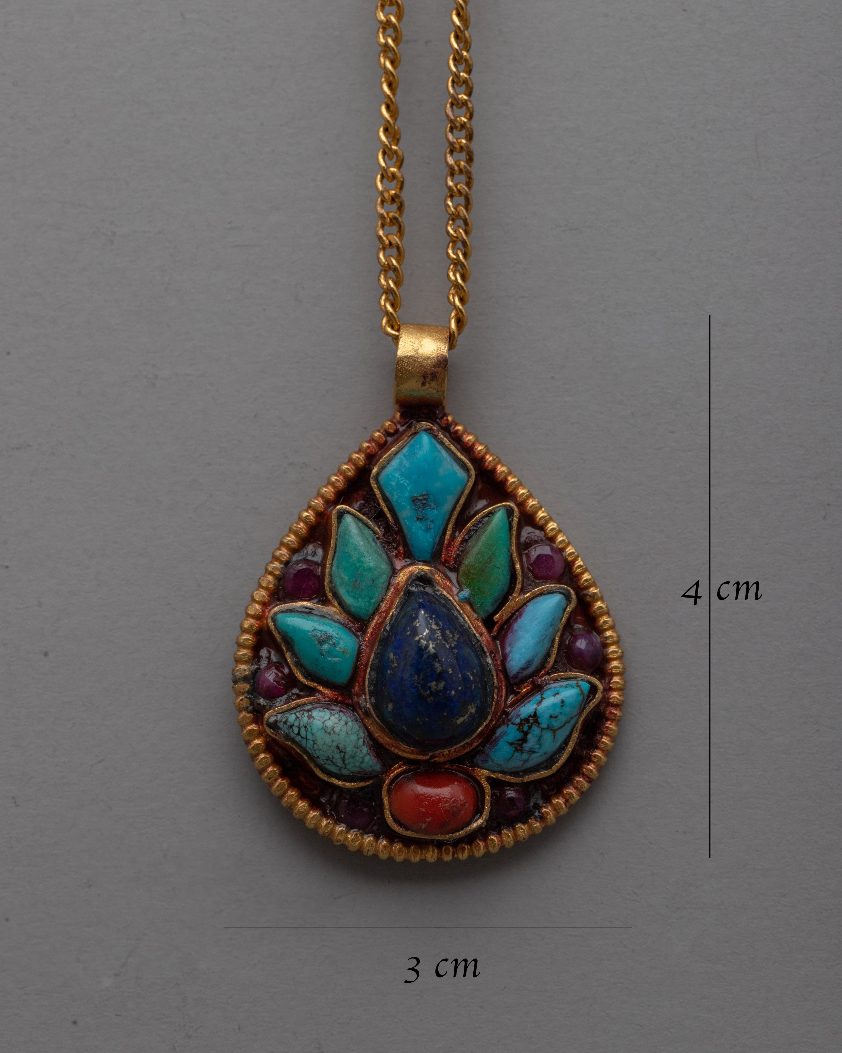 Tibetan Copper Locket | Exquisite Pendant with Handcrafted Detailing