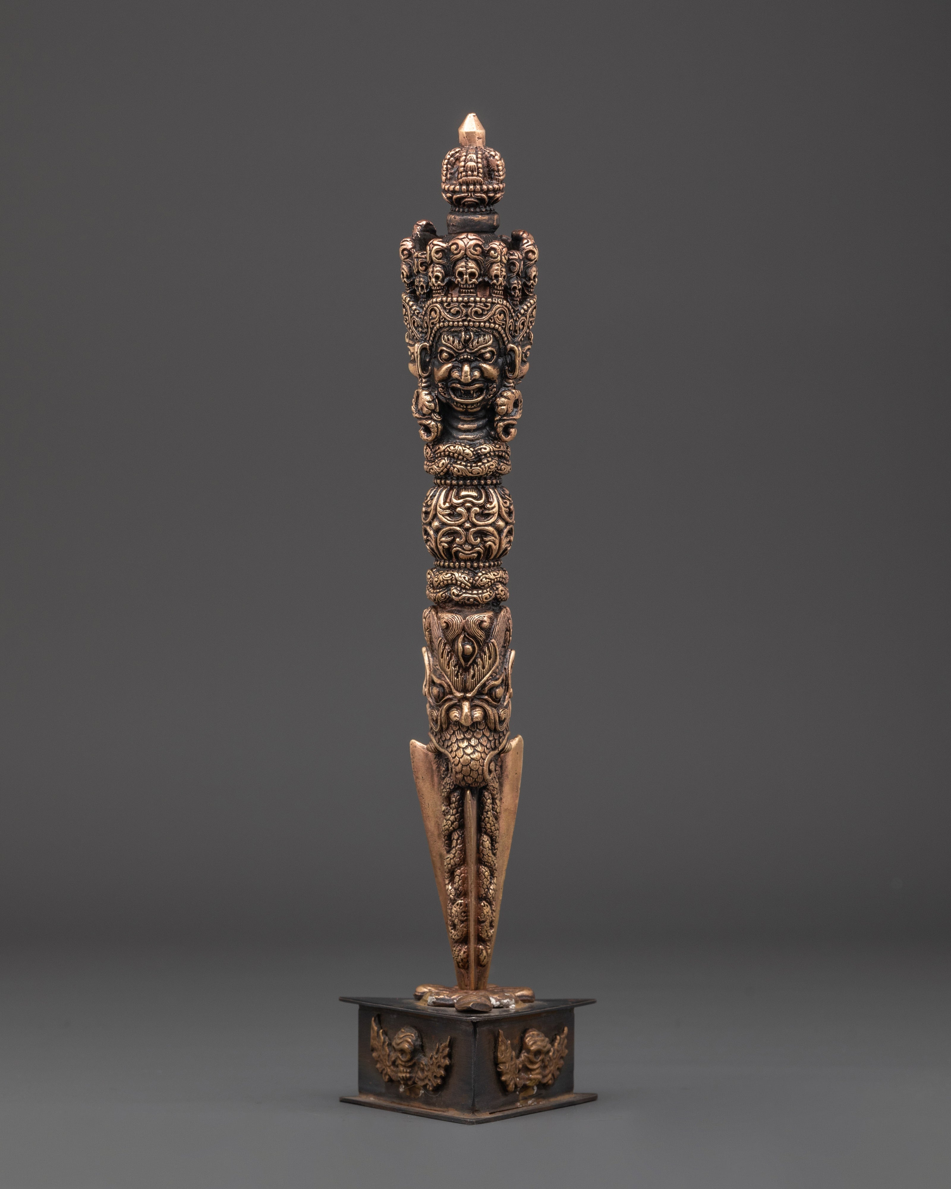 Handcrafted Himalayan Tibetan Phurba Dagger | Tantric Ritual and Spiritual Protection