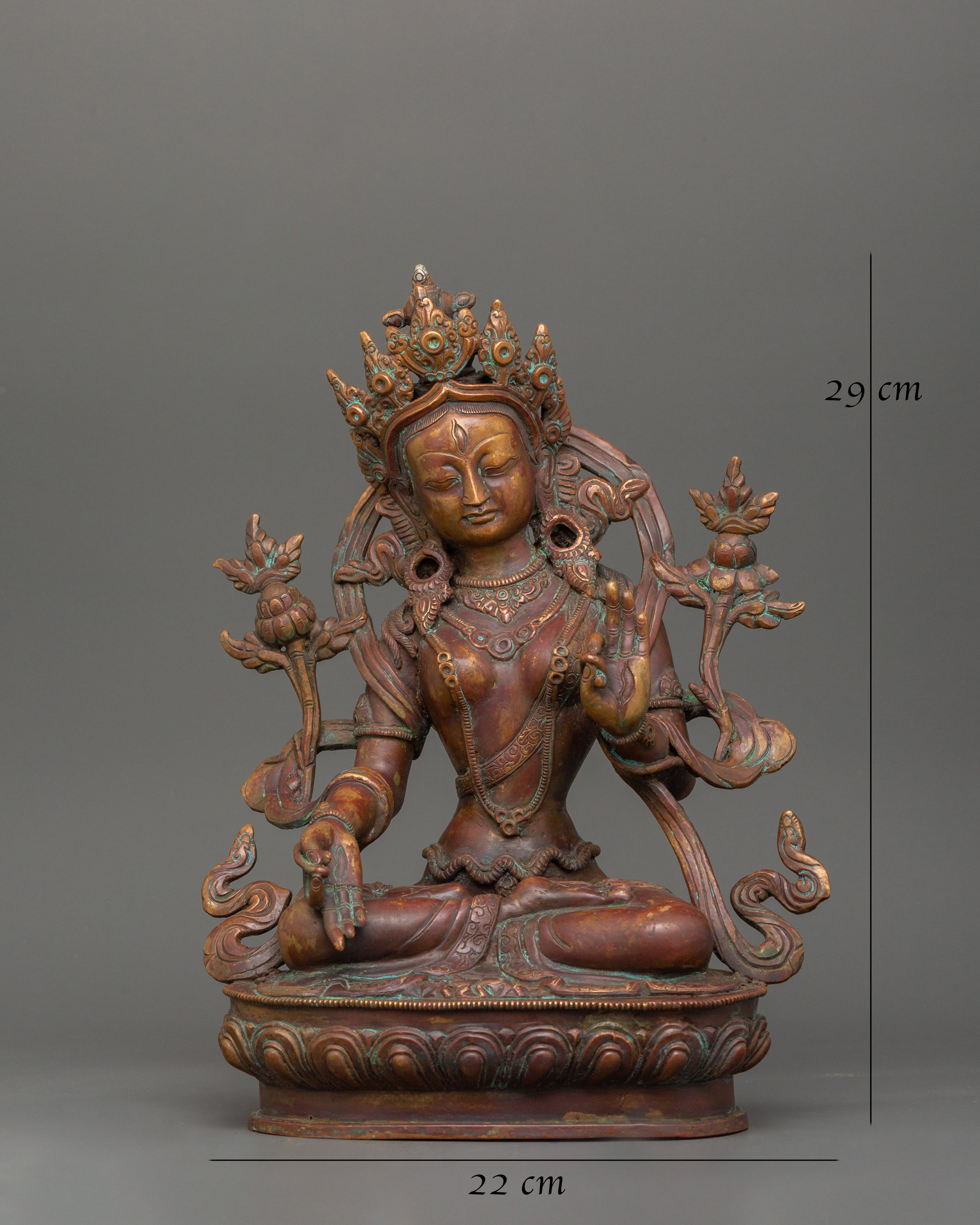 White Tara Statue for Shrine | Longevity and Compassion Art