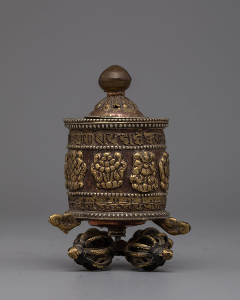 Buddhist Nepal Prayer Wheel | Enhance Your Mantra Practice with Authentic Craftsmanship