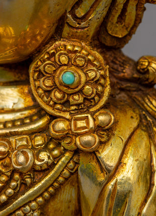 Tikshana Manjushri Statue | Tibetan Altar Decor
