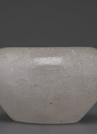 Handmade Crystal Rice Bowl | TIbetan Elegance for Sacred Spaces