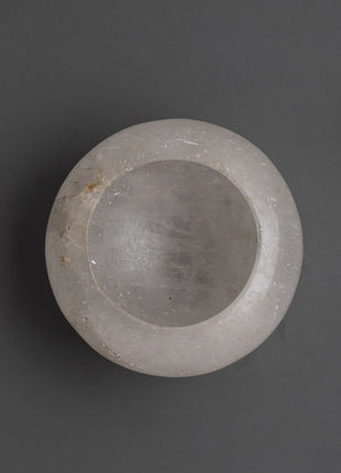 Handmade Crystal Rice Bowl | TIbetan Elegance for Sacred Spaces