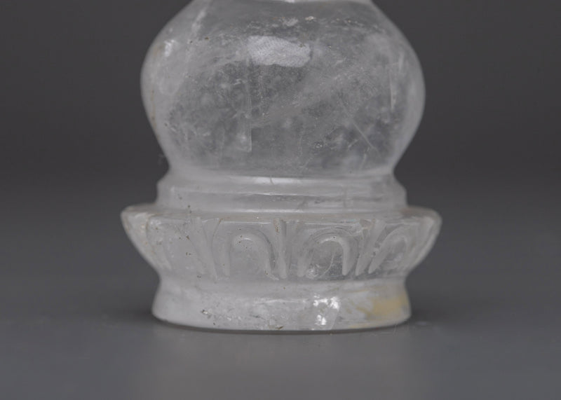 Crystal Stupa Tower | Beautifully Crafted Tibetan Symbol