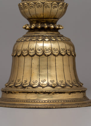 Decorative Panas Lamp Set (Pair) | Traditional Brass Lamps for Home and Temple Decor