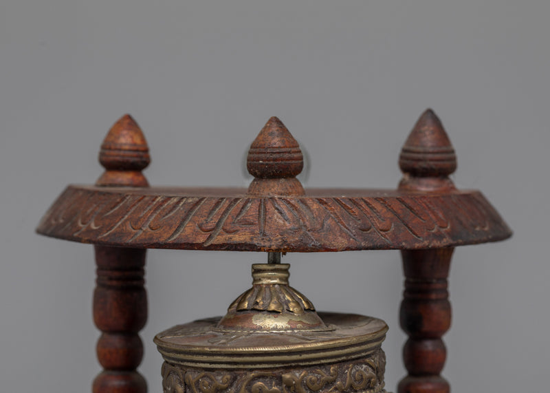 Wooden Prayer Wheel Nepal | Handcrafted in Nepal for a Genuine Spiritual Experience