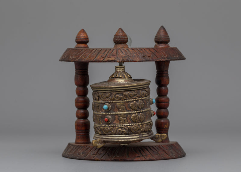 Wooden Prayer Wheel Nepal | Handcrafted in Nepal for a Genuine Spiritual Experience