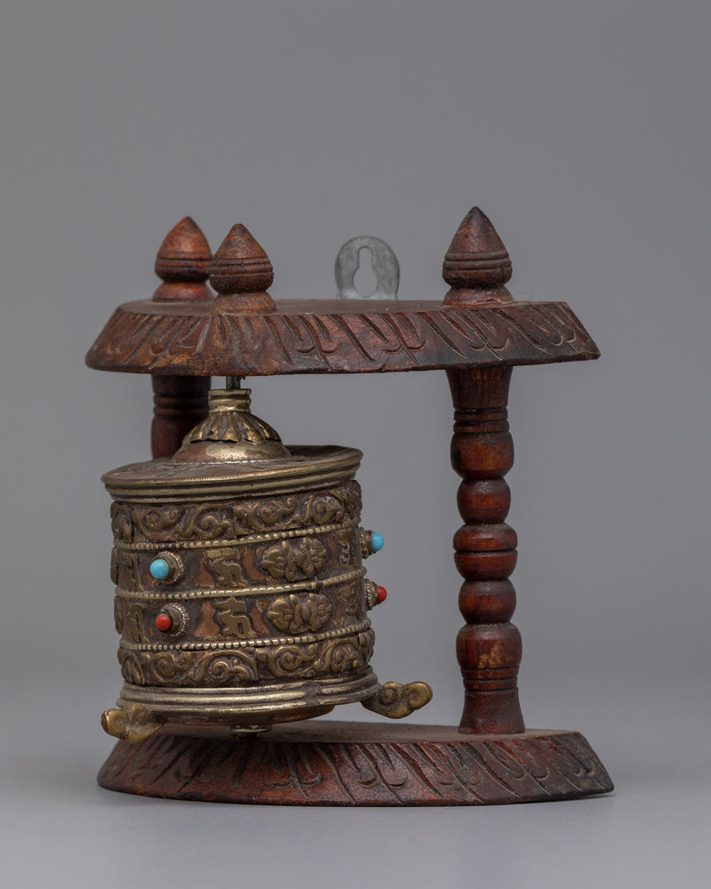 Wooden Prayer Wheel Nepal | Handcrafted in Nepal for a Genuine Spiritual Experience