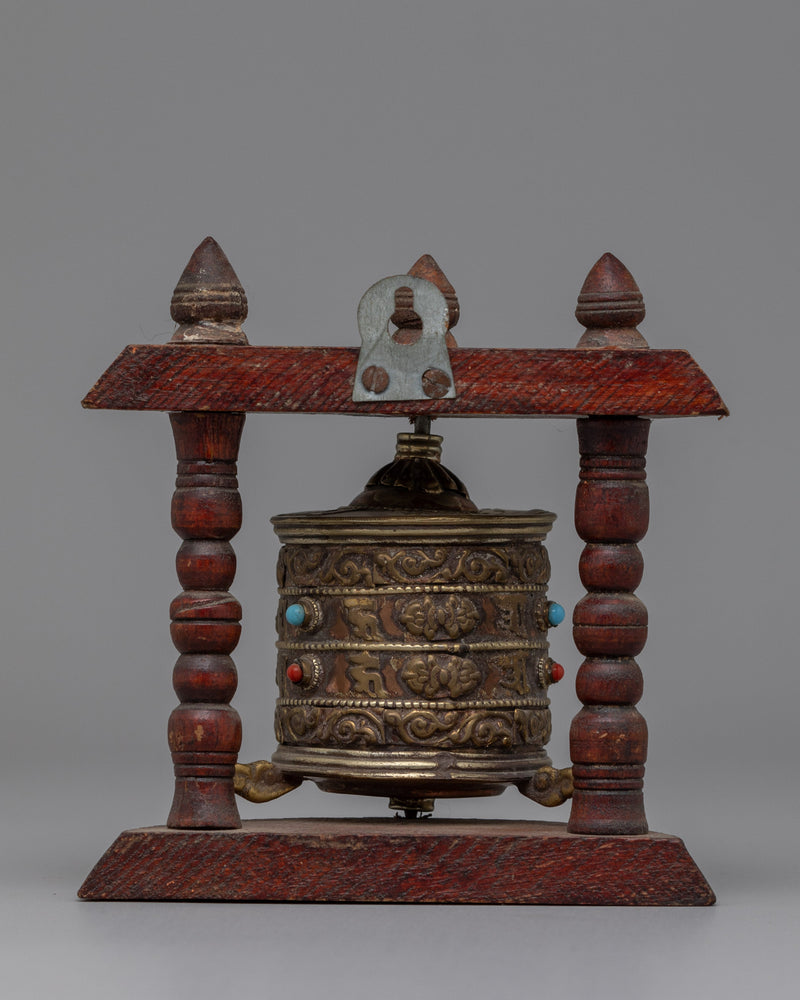 Wooden Prayer Wheel Nepal | Handcrafted in Nepal for a Genuine Spiritual Experience