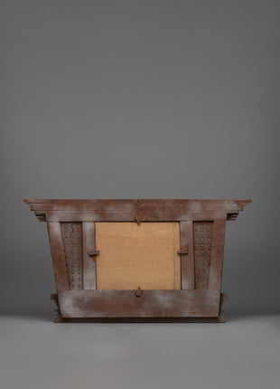 Newari Photo Frame Wood |  Handcrafted & Ready for Your Favorite Photos