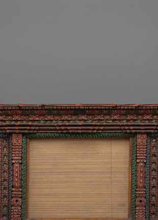 Newari Photo Frame Wood |  Handcrafted & Ready for Your Favorite Photos
