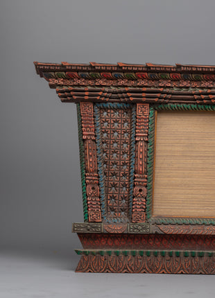 Newari Photo Frame Wood |  Handcrafted & Ready for Your Favorite Photos