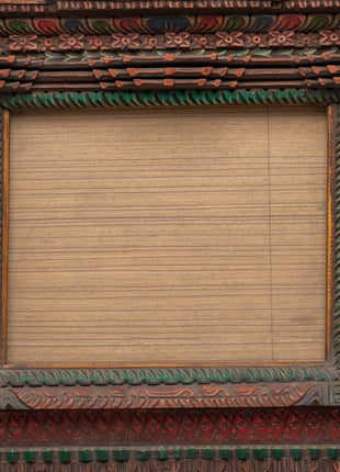 Newari Photo Frame Wood |  Handcrafted & Ready for Your Favorite Photos