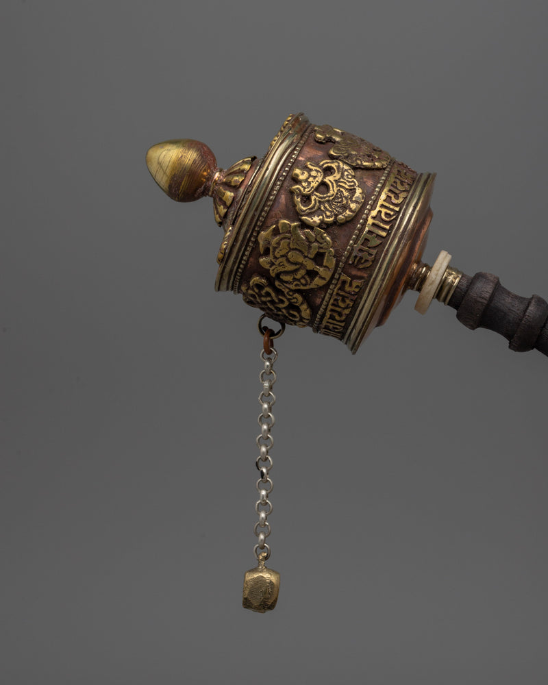 25cm" Handheld Prayer Wheel | Perfect Gift for Meditation Enthusiasts and Spiritual Seeker