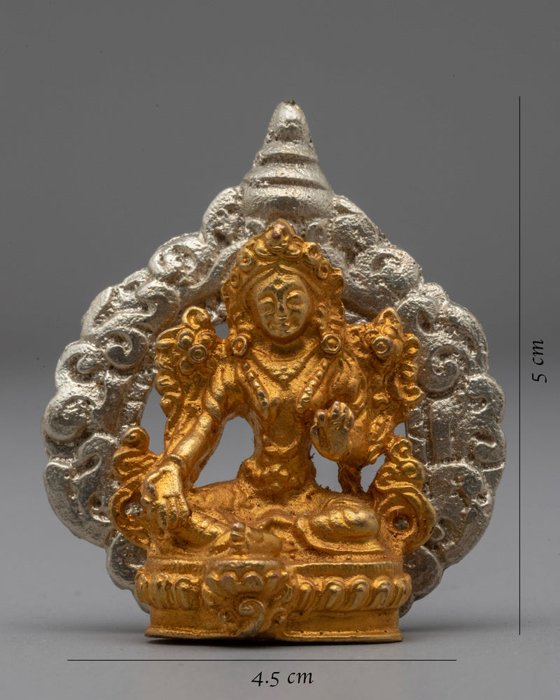 Green Tara Bodhisattva Statue | Handcrafted with Sacred Symbolism for Spiritual Growth