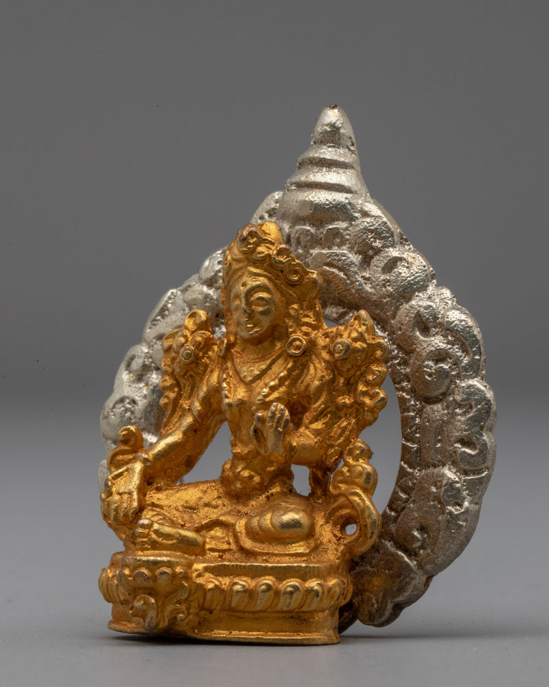 Green Tara Bodhisattva Statue | Handcrafted with Sacred Symbolism for Spiritual Growth