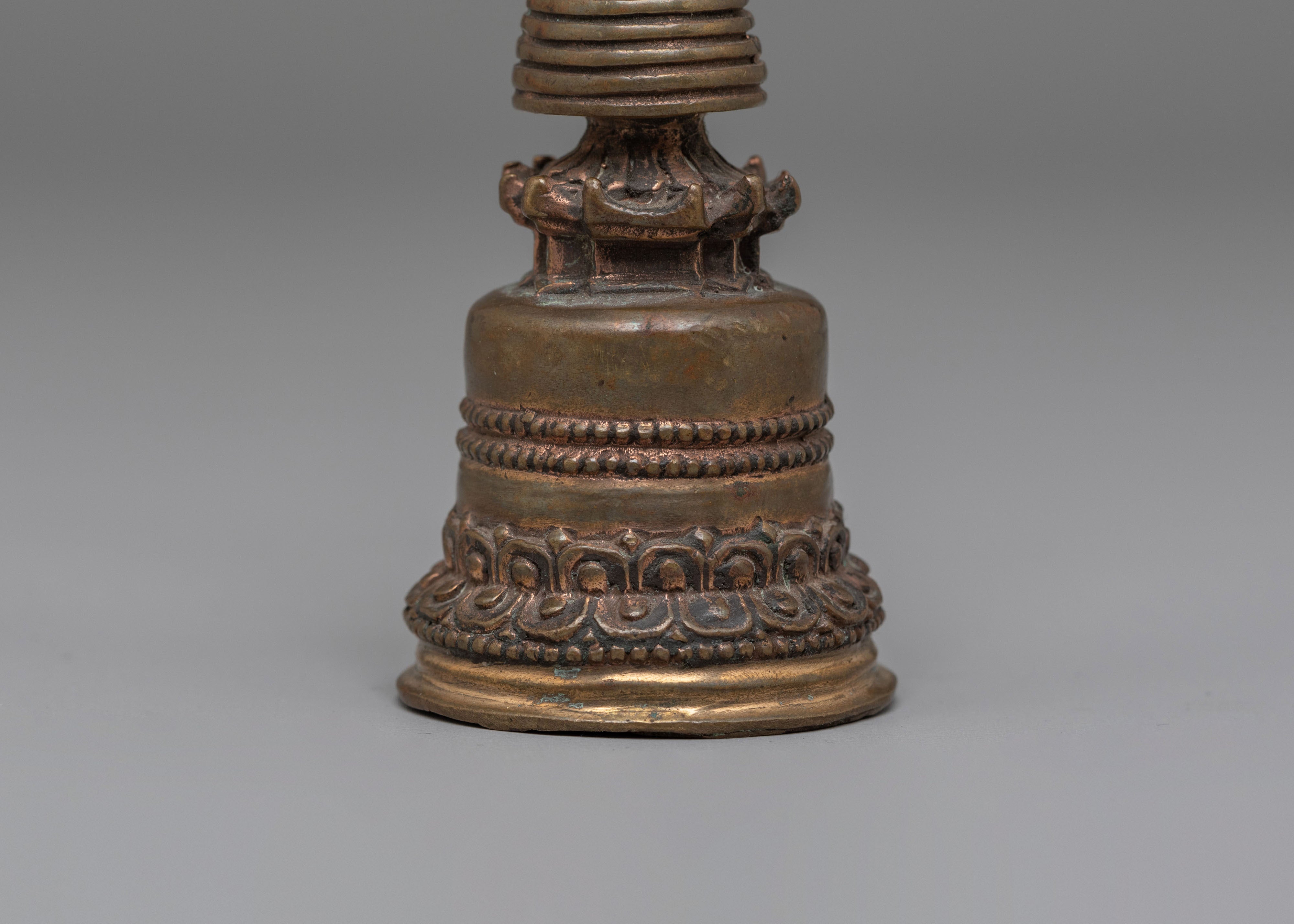 Handmade Buddhist Kadampa Chorten | Symbol of Spiritual Protection