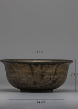 Decorative Tibetan Bronze Bowl | Perfect for Altar and Home Decor
