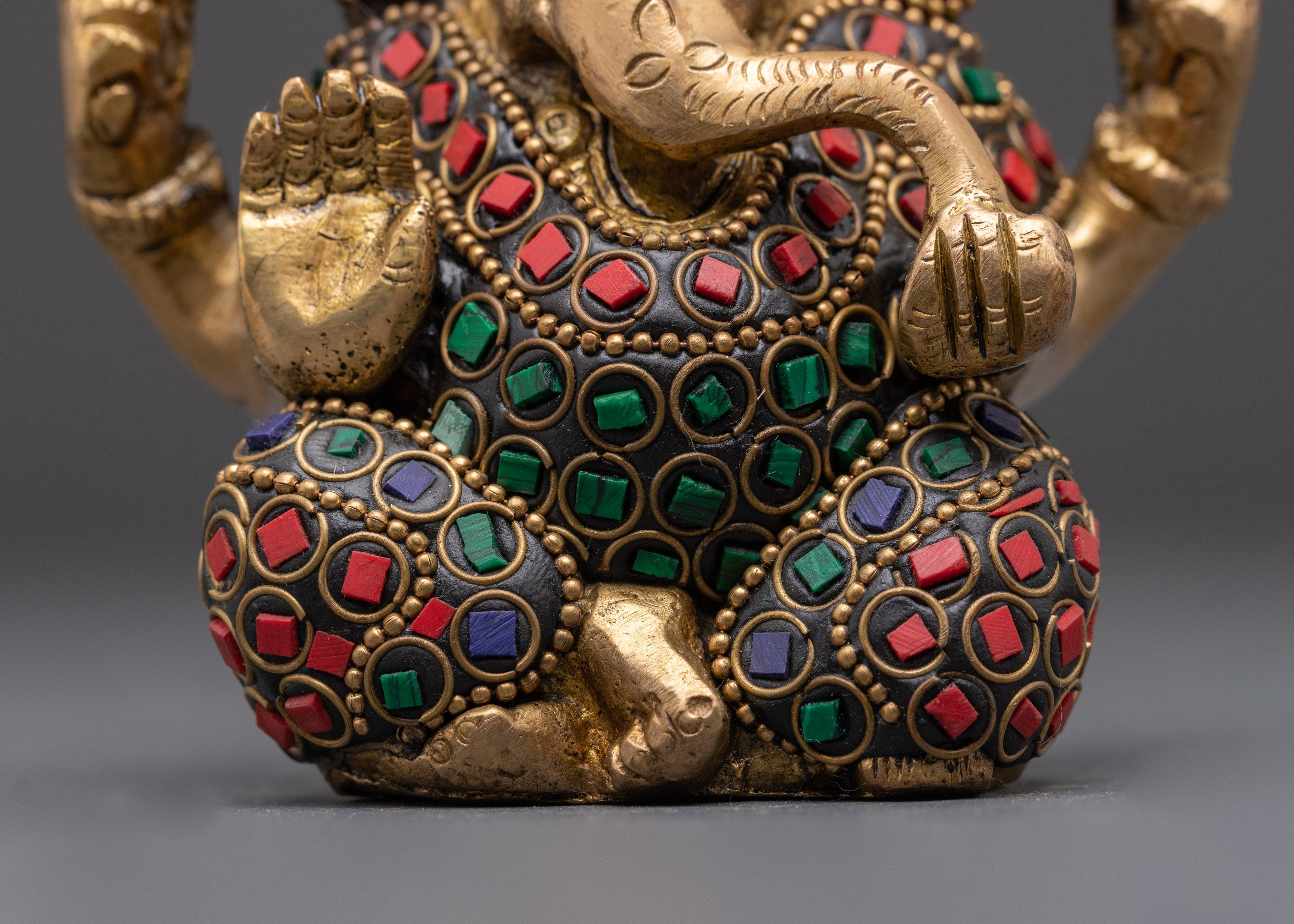 Hindu God Ganesha Statue | Handcrafted Ganesha Idol for Meditation & Blessings