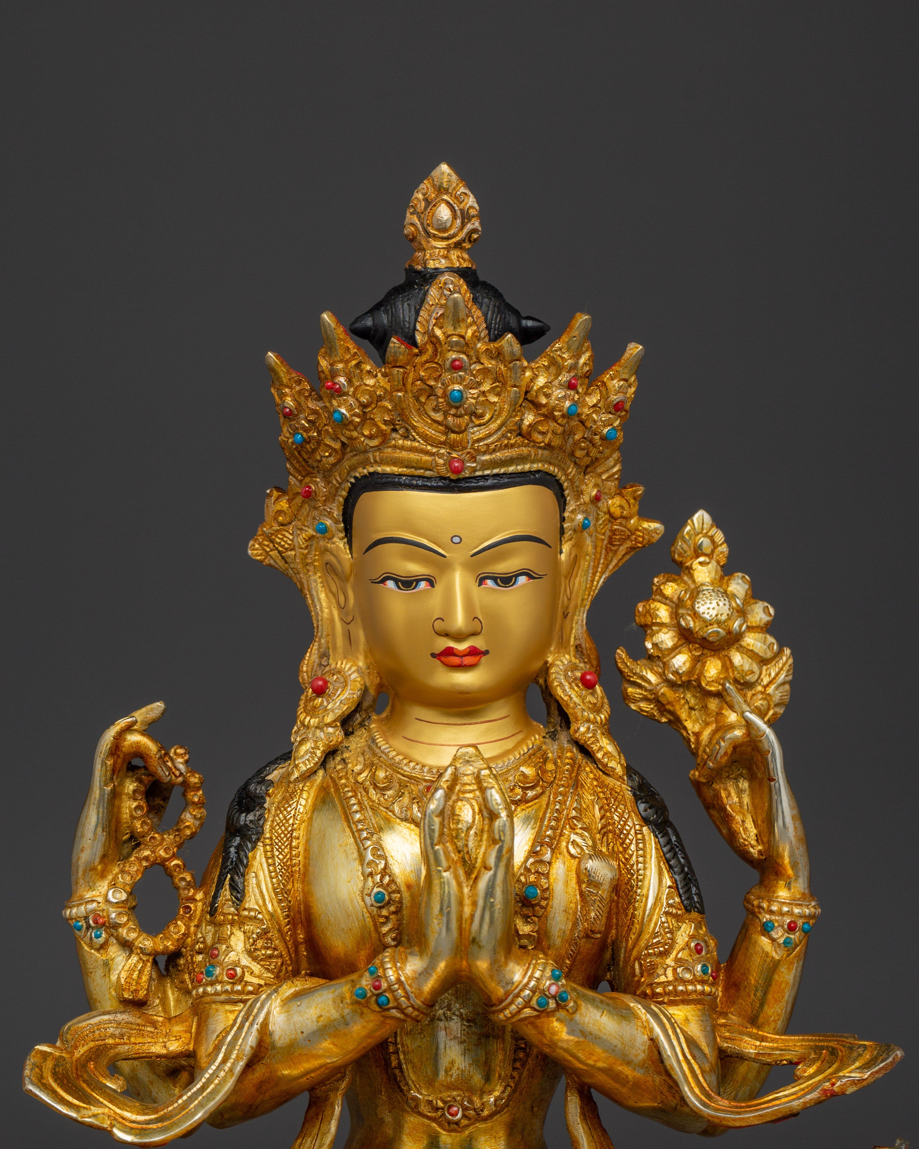 Buddha Artwork of Chenrezig | Protector and Healer in Tibetan Buddhism