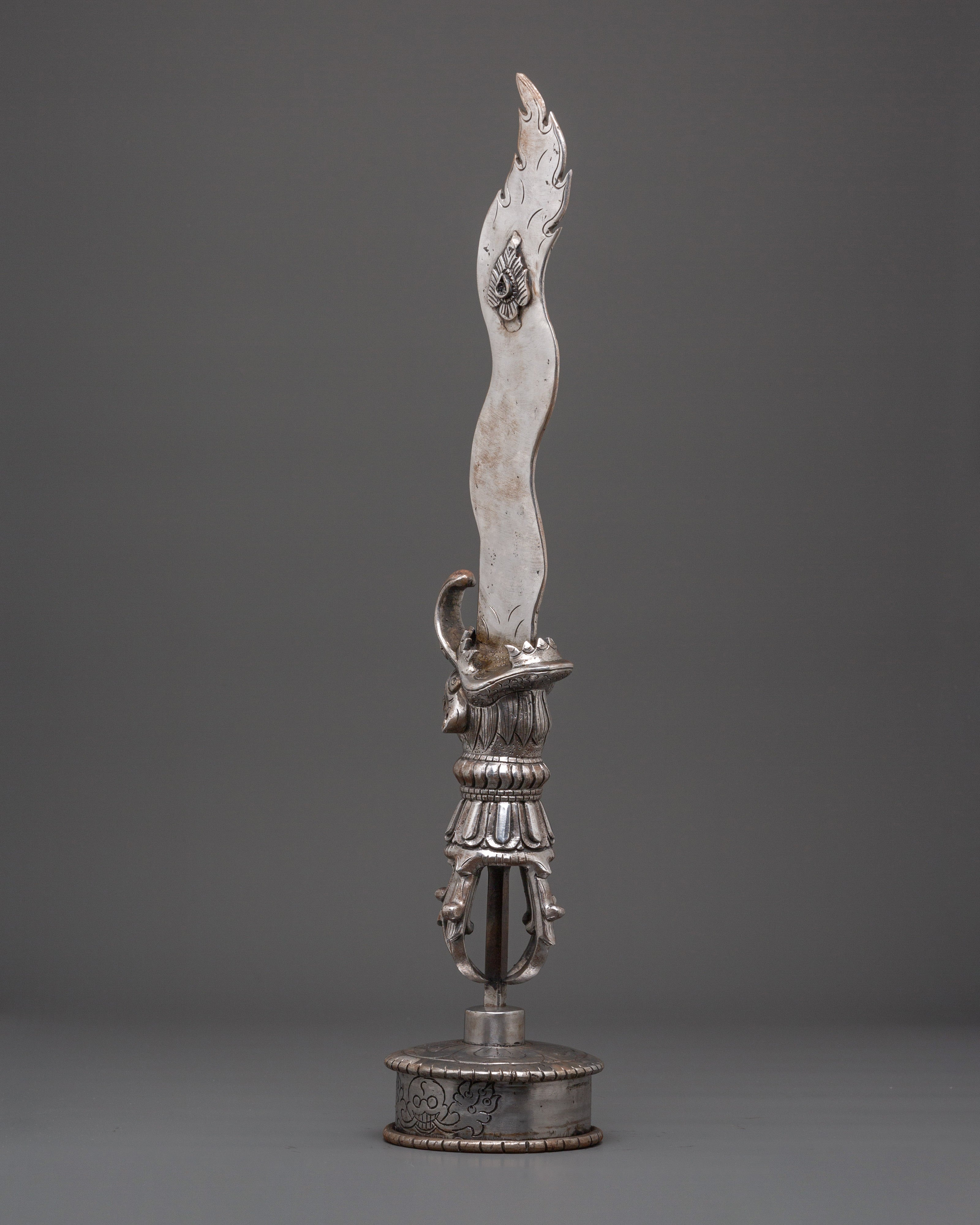 Traditional Spiritual Weapon | Handcrafted Iron Sword for Meditation and Protection