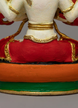 Beautifully handcrafted Chenrezig statue |  Meditation and Altar Decor